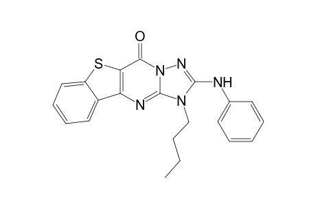 1-Butyl-2-phenylamino-benzo[4,5]thieno[3,2-d][1,2,4]triazolo[1,5-a]pyrimidin-5(1H)-one