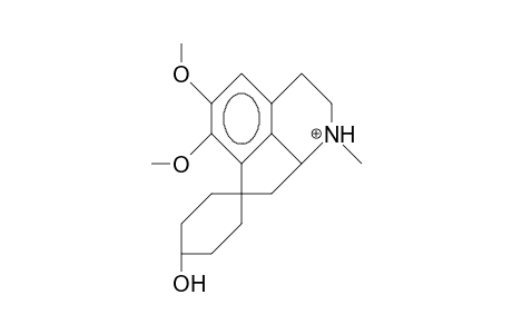 10E-Hydroxy-8,9-dihydro-amuroninium cation
