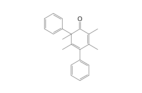 4,6-diphenyl-2,3,5,6-tetramethyl-2,4-cyclohexadien-1-one