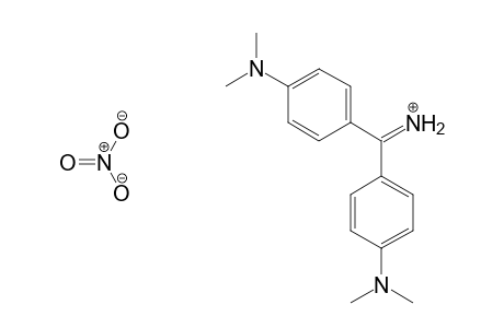 Benzenamine, 4,4'-carbonimidoylbis[N,N-dimethyl-, nitrate salt