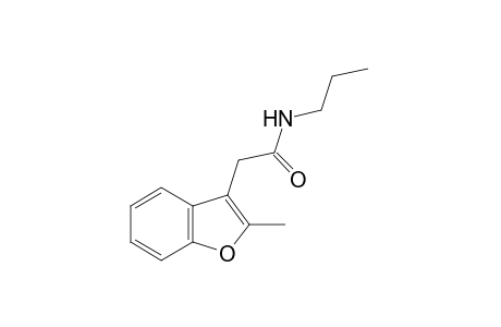 2-methyl-N-propyl-3-benzofuranacetamide