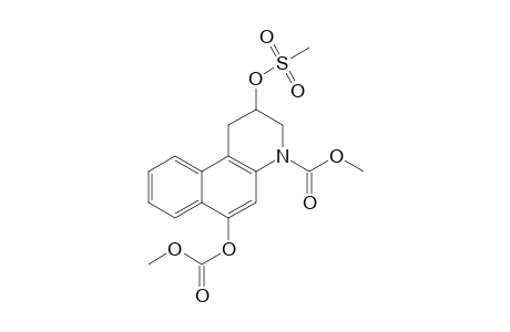 Methyl (+-)-2,3-Dihydro-6-[(methoxycarbonyl)oxy]-2-[(methylsulfonyl)oxy]benzo[f]quinoline-4(1H)-carboxylate