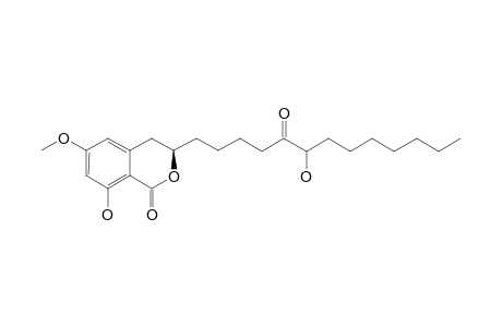 (3R)-8-HYDROXY-6-METHOXY-3-(6-HYDROXY-5-OXOTRIDECYL)-3,4-DIHYDROISOCOUMARIN