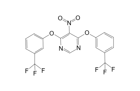Pyrimidine, 4,6-bis(3-trifluoromethylphenoxy)-5-nitro-