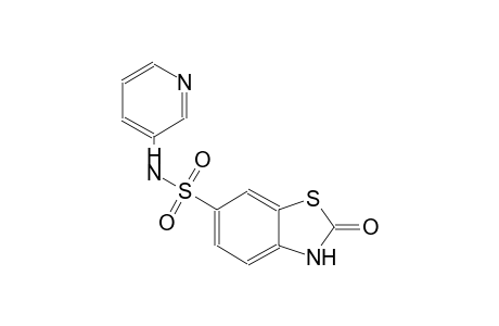 2-oxo-N-(3-pyridinyl)-2,3-dihydro-1,3-benzothiazole-6-sulfonamide