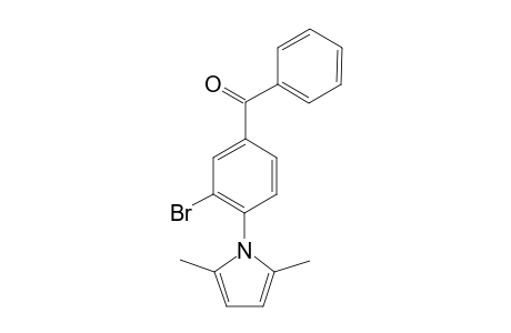 (3-bromo-4-(2,5-dimethyl-1H-pyrrol-1-yl)phenyl)(phenyl)methanone