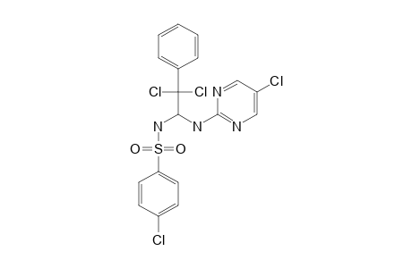 4-CHLORO-N-[2,2-DICHLORO-1-[(5-CHLORO-PYRIMIDIN-2-YL)-AMINO]-2-PHENYL-ETHYL]-BENZENESULFONAMIDE