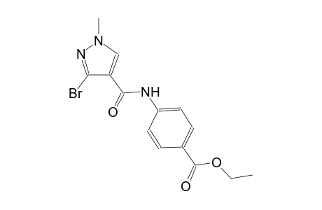 benzoic acid, 4-[[(3-bromo-1-methyl-1H-pyrazol-4-yl)carbonyl]amino]-,ethyl ester