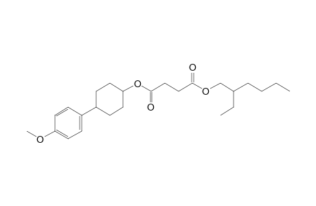 Succinic acid, 2-ethylhexyl 4-(4-methoxyphenyl)cyclohexyl ester