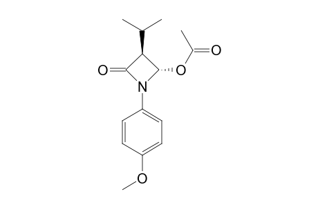 TRANS-4-ACETOXY-1-PARA-ANISYL-3-ISOPROPYLAZETIDIN-2-ONE