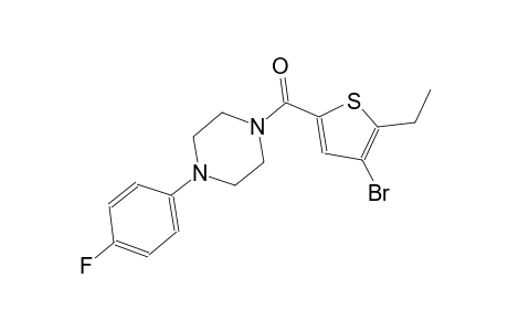 1-[(4-bromo-5-ethyl-2-thienyl)carbonyl]-4-(4-fluorophenyl)piperazine