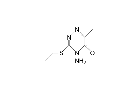 4-Amino-3-ethylthio-6-methyl-1,2,4-triazin-5(4H)-one
