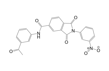 1H-isoindole-5-carboxamide, N-(3-acetylphenyl)-2,3-dihydro-2-(3-nitrophenyl)-1,3-dioxo-