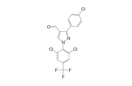1-(2,6-DICHLORO-4-TRIFLUOROMETHYL)-3-(4-CHLOROPHENYL)-1H-PYRAZOLE-4-CARBALDEHYDE