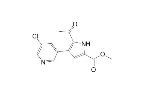 5-Acetyl-4-(5-chloro-3-pyridinyl)-1H-pyrrole-2-carboxylic acid methyl ester