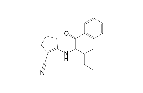 [(1-Benzoyl-2-methyl-butyl)amino]-2-cyclopentene-1-carbonitrile