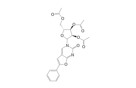 6-Phenyl-3-(2,3'5-Tri-O-Acetyl-.beta.-D-erythro-pentofuranosyl)furano[2,3-d]pyrimidin-2-one