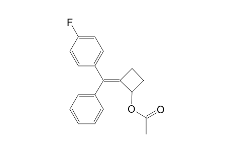 2-((4-fluorophenyl)(phenyl)methylene)cyclobutyl acetate