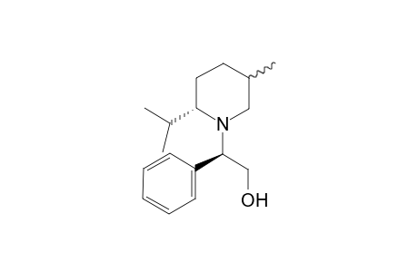 2-Isopropyl-5-methyl-1-(1-phenyl-2-hydroxyethyl)piperidine