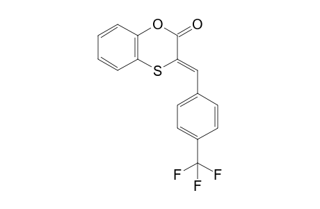 (Z)-3-(4-(Trifluoromethyl)benzylidene)benzo[b][1,4]oxathiin-2(3H)-one