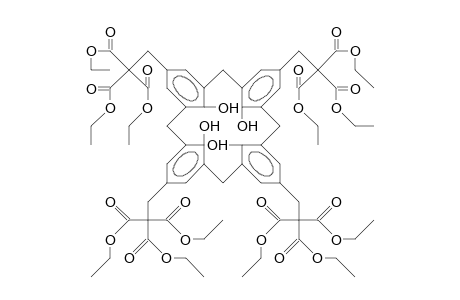 5,11,17,23-Tetrakis(2,2,2-tris<ethoxycarbonyl>-ethyl)-calix(4)arene