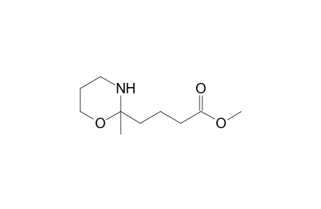 Methyl 2-methyltetrahydro-1,3-oxazin-2-ylbutanoate