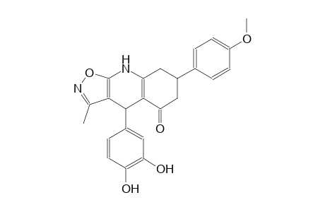 isoxazolo[5,4-b]quinolin-5(6H)-one, 4-(3,4-dihydroxyphenyl)-4,7,8,9-tetrahydro-7-(4-methoxyphenyl)-3-methyl-