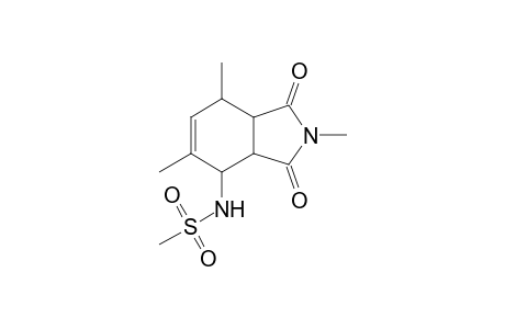 N-(2,5,7-Trimethyl-1,3-dioxo-2,3,3a,4,7,7a-hexahydro-1H-isoindol-4-yl)methanesulfonamide