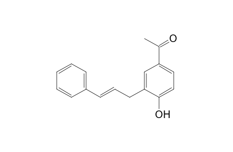 1-[3-[(E)-cinnamyl]-4-hydroxy-phenyl]ethanone