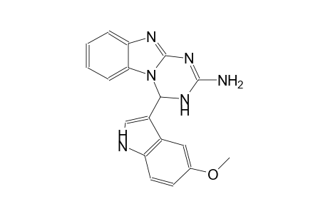 4-(5-Methoxy-1H-indol-3-yl)-3,4-dihydro[1,3,5]triazino[1,2-a]benzimidazol-2-amine