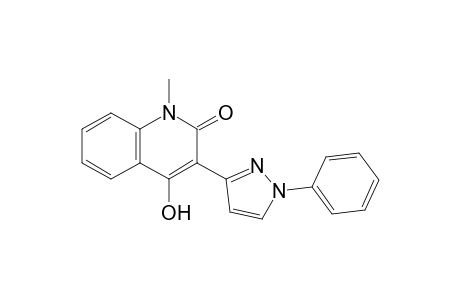 4-Hydroxy-1-methyl-3-(1-phenyl-1H-pyrazol-3-yl)-2(1H)-quinolinone