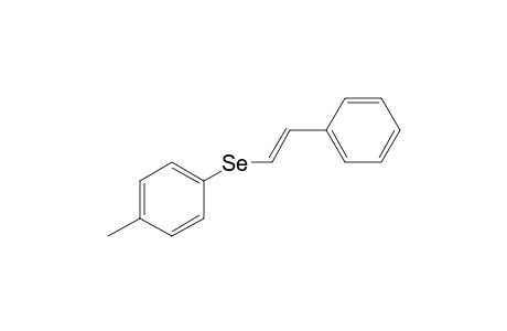 [2'-Phenylethenyl]-(4"'-methylphenyl)selenide