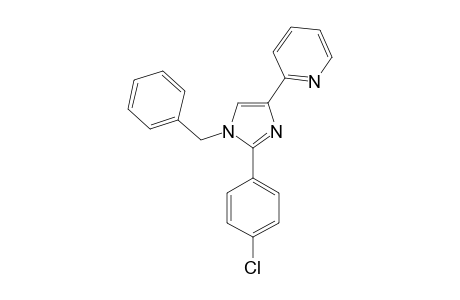2-[1-BENZYL-2-(4-CHLOROPHENYL)-1H-IMIDAZOL-4-YL]-PYRIDINE