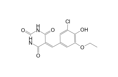 5-(3-chloro-5-ethoxy-4-hydroxybenzylidene)-2,4,6(1H,3H,5H)-pyrimidinetrione