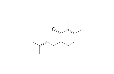 2,3,6-trimethyl-6-(3-methylbut-2-enyl)-1-cyclohex-2-enone