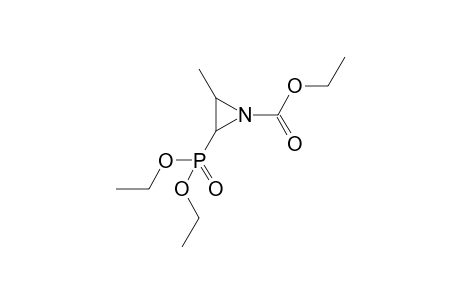 Ethyl 2-methyl-3-(diethoxyphosphonyl)aziridine-1-carboxylate