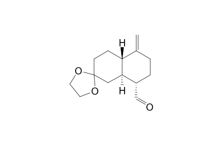 (4a.beta.,8a.alpha)-7-Ethyenedioxydecahydro-4-methylenenaphthalene-1.alpha.-carbaldehyde