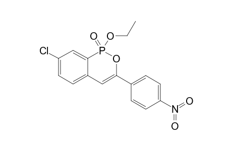 7-CHLORO-1-ETHOXY-3-(4-NITROPHENYL)-BENZO-[C]-[1,2]-OXAPHOSPHININE-1-OXIDE