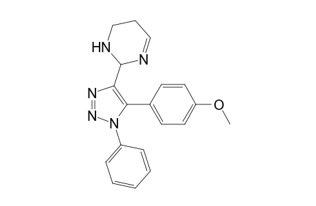 1-Phenyl-4-(2-tetrahydropyrimidinyl)-5-(p-methoxyphenyl)-1,2,3-triazole