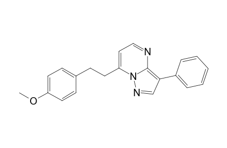 7-[2-(4-methoxyphenyl)ethyl]-3-phenyl-pyrazolo[1,5-a]pyrimidine