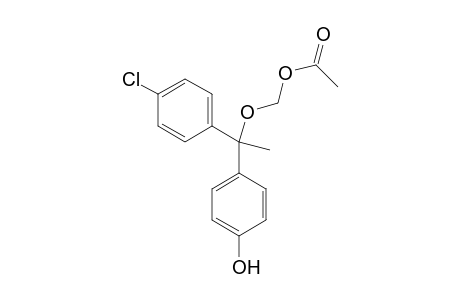 1-(4-Chlorophenyl)-1-(4-hydroxyphenyl)-1-acetoxymethoxy)ethane