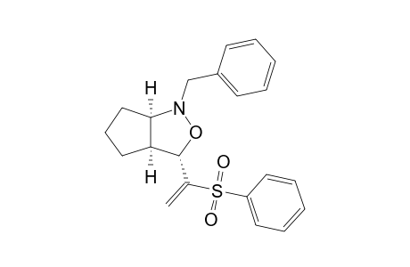 (3S*,3aS*,6aR*)-1-(Phenylmethyl)-3-[1-(phenylsulfonyl)ethenyl]hexahydro-1H-cyclopent[c]isoxazole