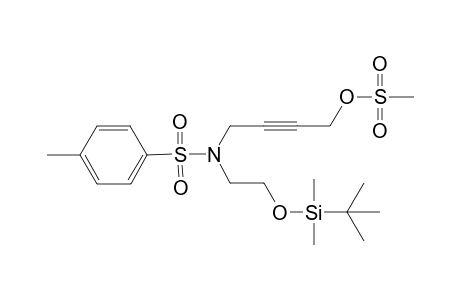 4-Methyl-N-[2-[[(1,1-dimethylethyl)dimethylsilyl]oxy]ethyl]-N-[4-(methanesulfonyloxy)-2-butynyl]benzenesulfonamide