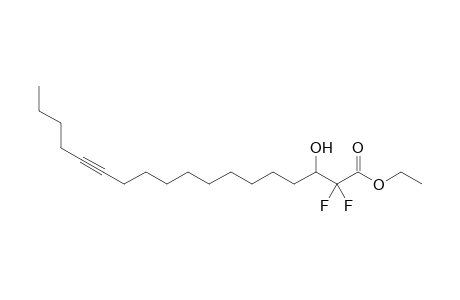 Ethyl 2,2-difluoro-3-hydroxyoctadec-13-ynoate