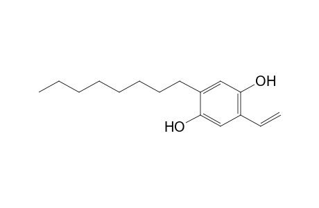 1,4-Benzenediol, 2-ethenyl-5-octyl-
