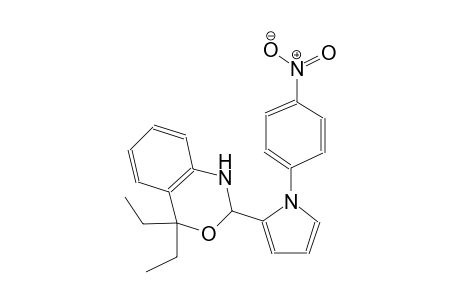 4,4-Diethyl-2-[1-(4-nitro-phenyl)-1H-pyrrol-2-yl]-1,4-dihydro-2H-benzo[d][1,3]oxazine