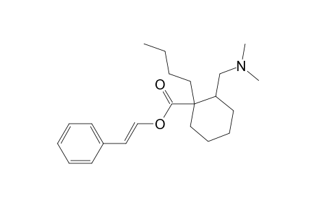 (2'-phenylethenyl) 2-[(dimethylamino)methyl]-1-n-butylcyclohexane-1-carboxylate