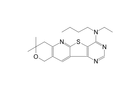 8H-pyrano[3'',4'':5',6']pyrido[3',2':4,5]thieno[3,2-d]pyrimidin-4-amine, N-butyl-N-ethyl-7,10-dihydro-8,8-dimethyl-