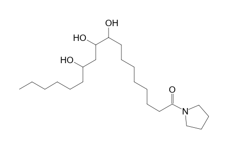 Pyrrolidine, 1-(9,10,12-trihydroxy-1-oxooctadecyl)-