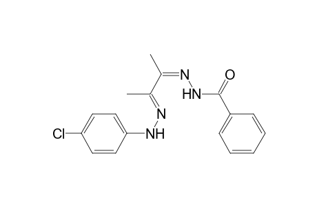 Biacetyl Benzoylhydrazone (p-Chlorophenyl)hydrazone